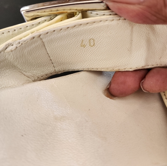 Prada wedge sandal.Calzature Donna. Patent leather with rope weave wedge size 40 - Picture 15 of 16